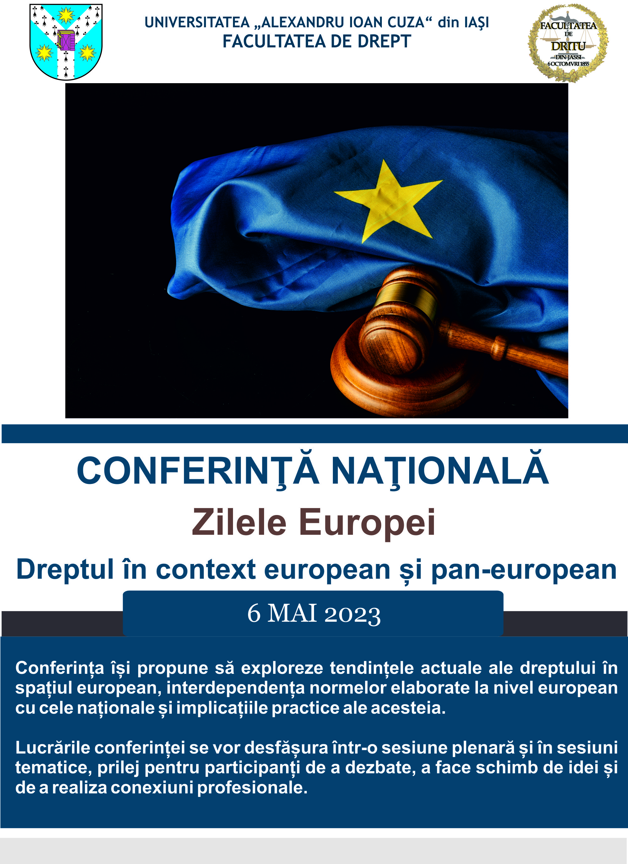 Conferință naţională „Dreptul în context european și pan-european” 