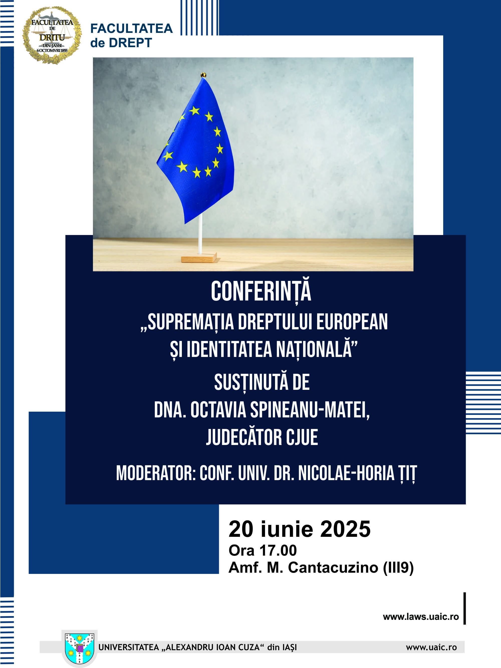 Conferința „Supremația dreptului european și identitatea națională”