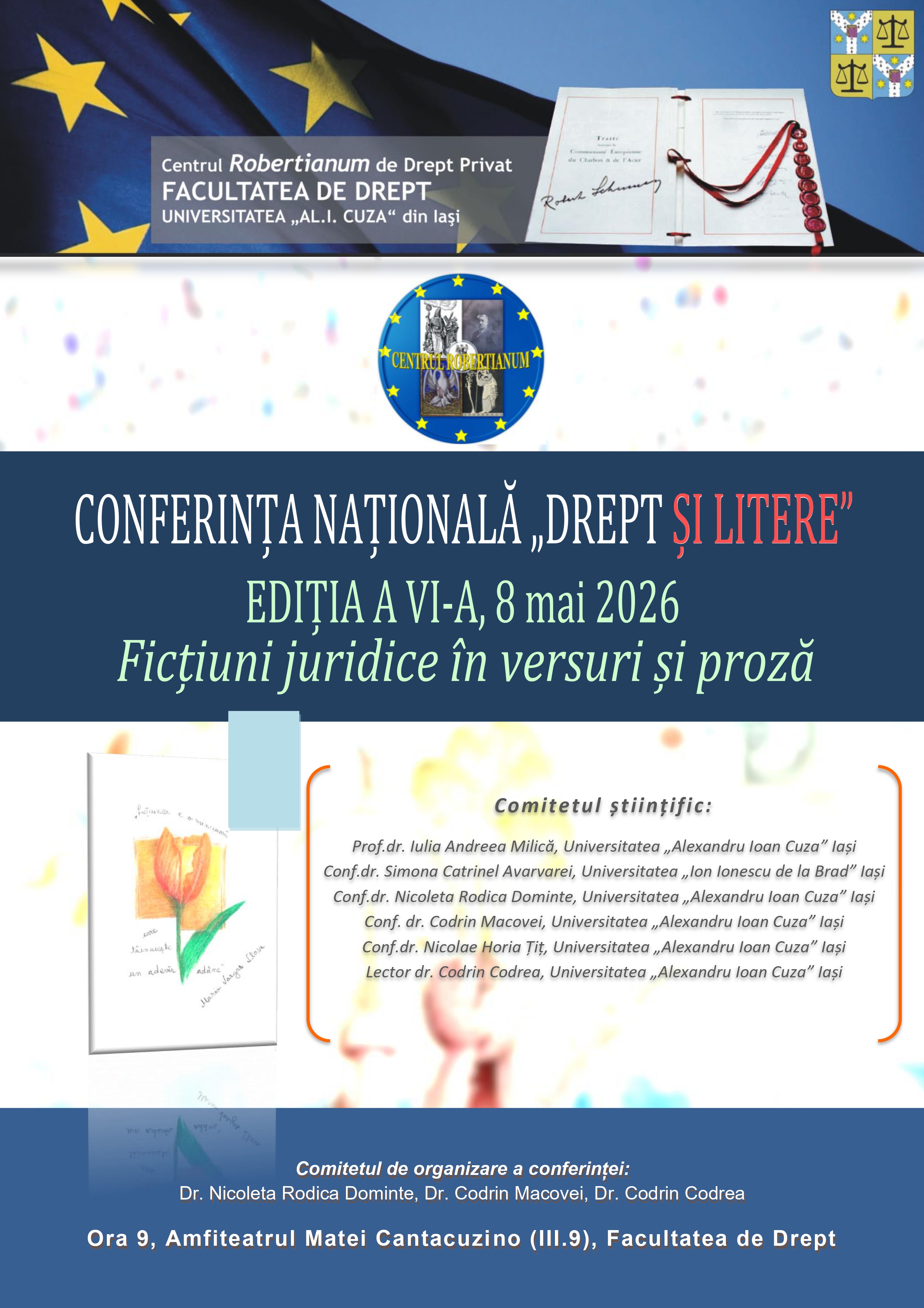 Conferința Națională „Drept și Litere”, Ediția a VI-a
