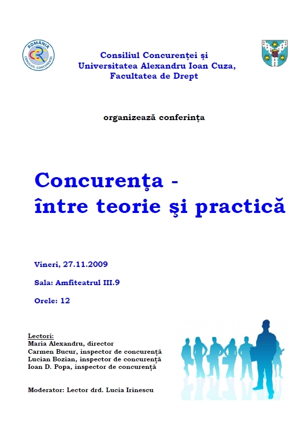 Colocviu: Concurenţa - între teorie şi practică