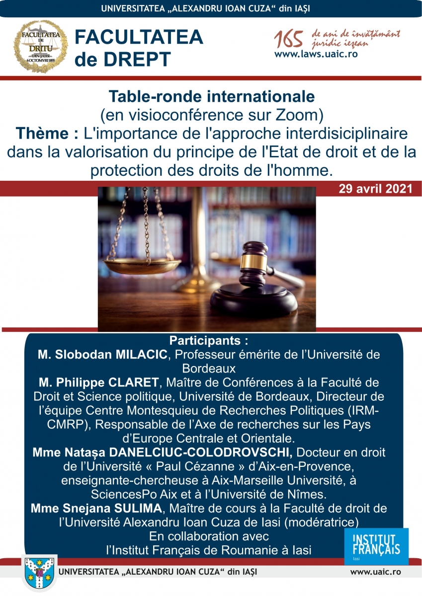 Table-ronde internationale, 29.04.2021